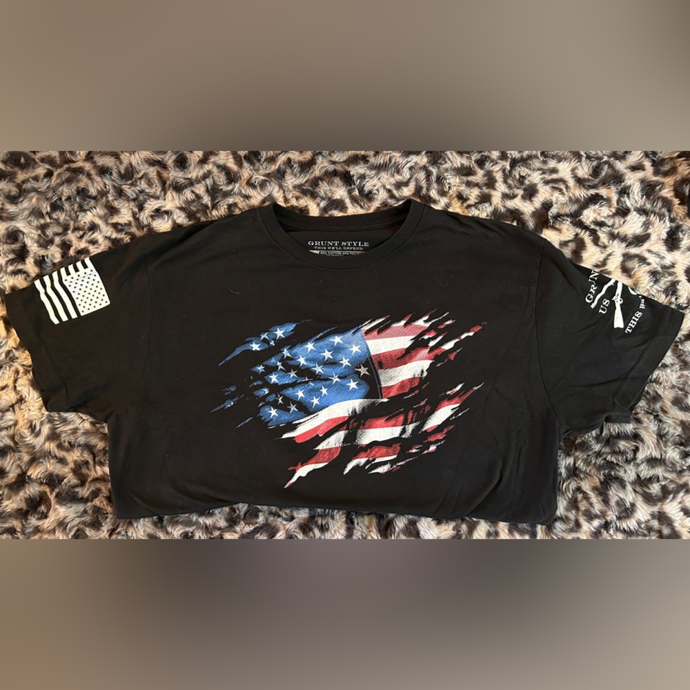 Grunt Style Shirt American flag 🇺🇸